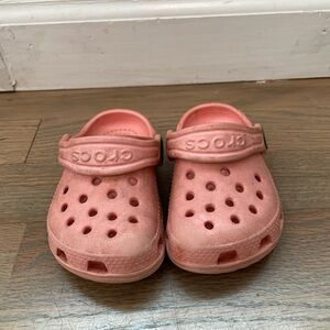 Crocs Toddler Classic Clogs – Pink/Coral – Size C4